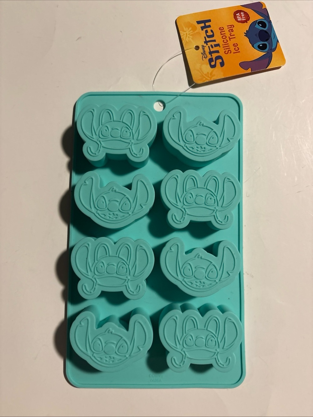 Stitch Silicone Ice Cube Tray Candy Mold Makes 8 Cubes NWT